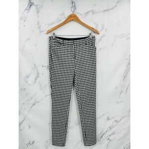 R040 Express Stretch+ Houndstooth Skinny Mid Rise Pants